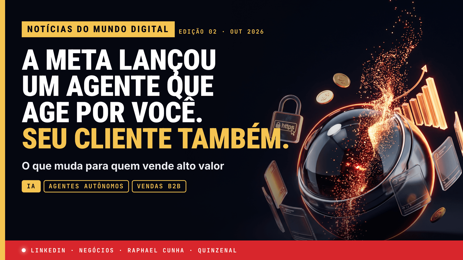 A Meta lançou um agente que age no seu lugar. O seu comprador vai usar um igual